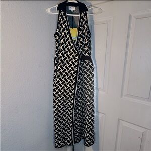 NEW Collared Sleeveless Vintage Weave Wrap Dress from DVF for Target ✨NWT✨